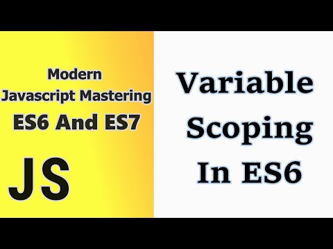 Variable Scoping In Javascript Es6 Javascript Es6 Tutorial For Beginners Time For Code