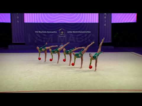 Italy (ITA) - 2023 Rhythmic Junior Worlds Qualifications 5BA Group