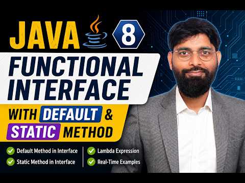 Java 8 Functional Interface Tutorial For Beginners Default Vs Static Method