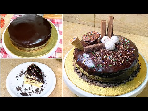 The Perfect Vanilla Chocolate Cake Recipe by TAIBA HOME KITCHEN