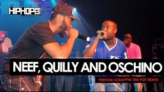 Neef Buck, Quilly & Oschino Perform "Scrappin The Pot (Remix) Live In Philly (6/6/15)