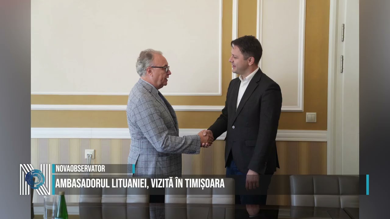 Ambasadorul Lituaniei, vizită în Timișoara