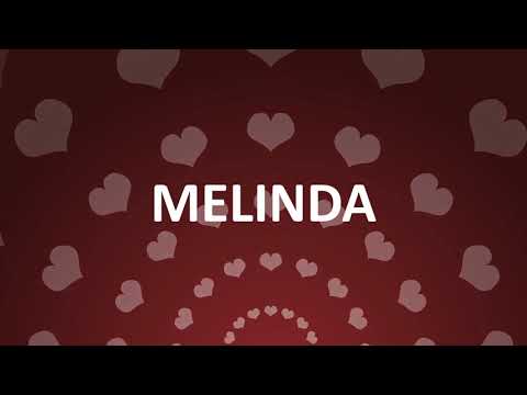 HAPPY BIRTHDAY MELINDA