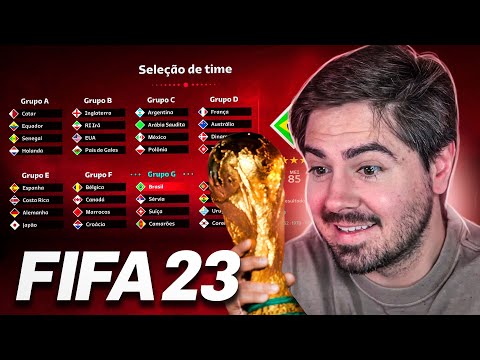 RUMO AO HEXA!!! TENTANDO GANHAR A COPA DO MUNDO COM O BRASIL! FIFA 23