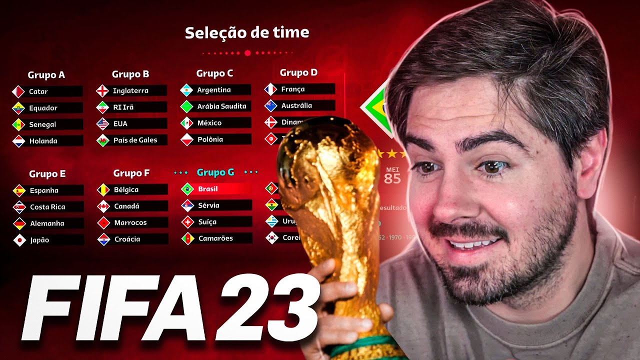 RUMO AO HEXA!!! TENTANDO GANHAR A COPA DO MUNDO COM O BRASIL! FIFA 23
