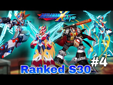 [MegaMan X DiVE] Season 30 Ranked Match #4 | DiVE Armor X - Zero - Axl - Gangsta Sigma | (Alternate)