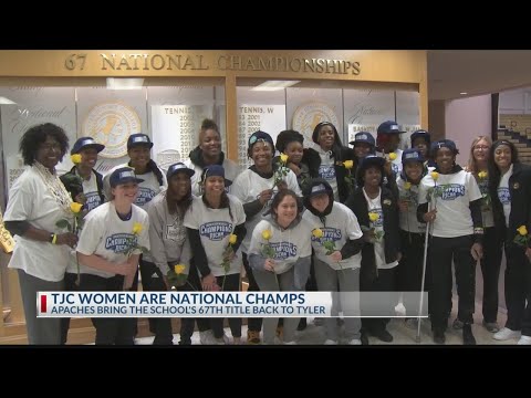 TJC women return to Tyler with national title