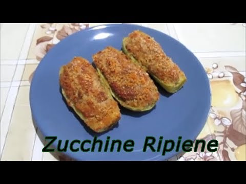 ZUCCHINE RIPIENE AL TONNO - ricetta facile e leggera