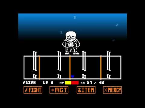 Undertale Unfinished Neutral Sans Fight