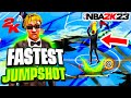 I used the FASTEST JUMPSHOT on NBA 2K23 and it turned me into THIS...