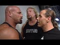 Goldberg HBK Kevin Nash Have A Talk RAW 11th August 2003