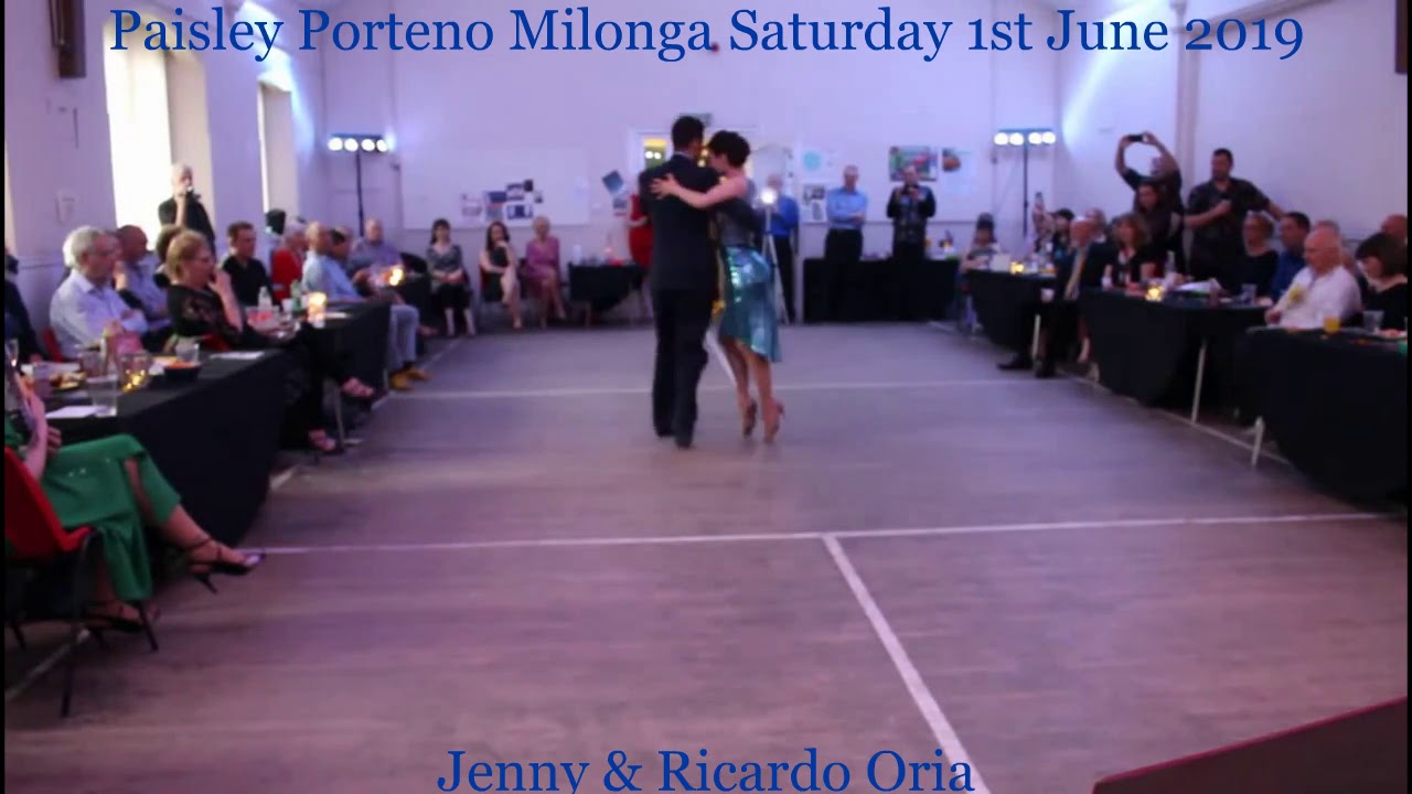Paisley Porteno Milonga with Jenny and Ricardo Oria 1st Dance