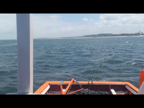 Passeio de barco na praia de Ponta de Pedras-PE. 3° dia de moto passeio. @Papodecustom.marcoslima 