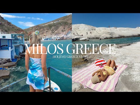 MILOS GREECE HOLIDAY VLOG! COME TO GREECE WITH US! FULL GUIDE TO MILOS GREECE ! | India Moon