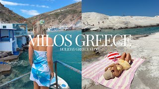 Travel vlog - MILOS GREECE HOLIDAY VLOG! COME TO GREECE WITH US! FULL GUIDE TO MILOS GREECE ! | India Moon