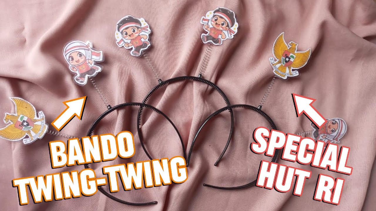 DIY Bando Kemerdekaan | Bisa Untuk Ide Bisnis | Karnaval Agustusan | Bando Tuing-tuing