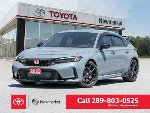 2023 Honda Civic Type R in Gray for sale at Newmarket Toyota in Newmarket, ON