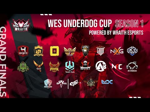 WES UNDERDOG CUP GRAND FINALS | 10K PRIZEPOOL | FINAL DAY | POWERED BY WRAITH ESPORTS