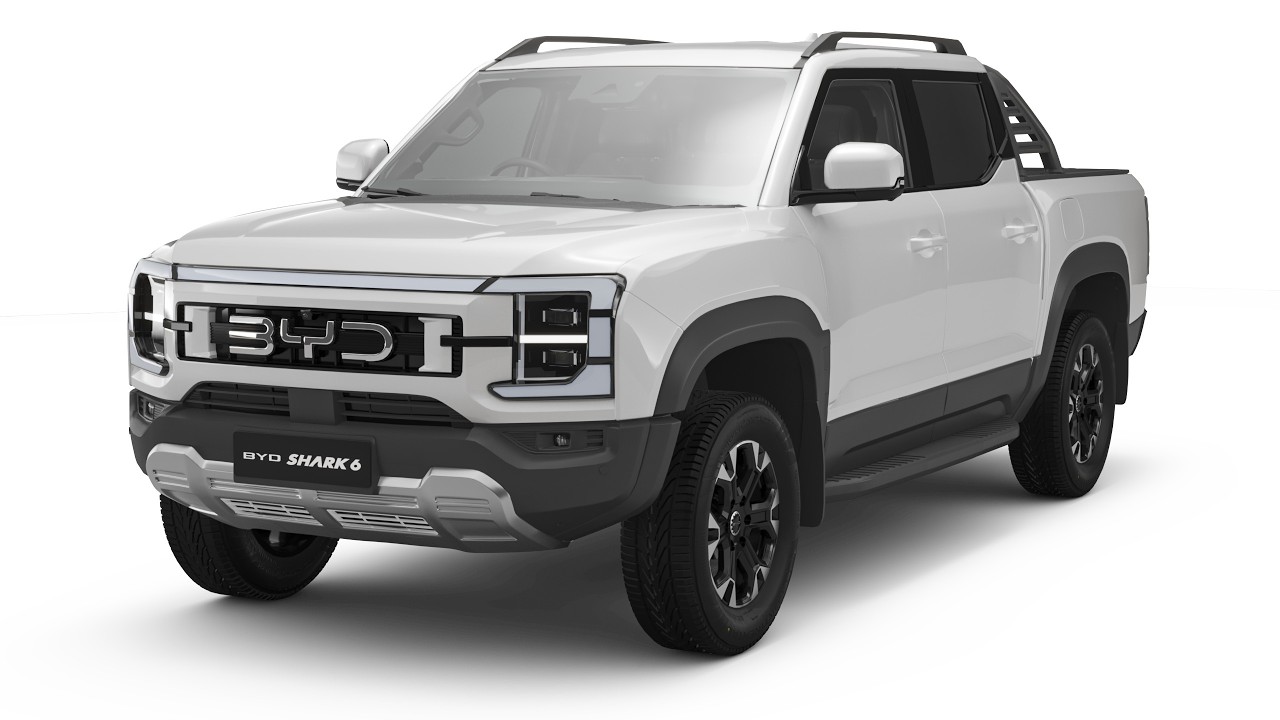 2026 BYD Shark 6 with Interior R Hand Drive 3D Model