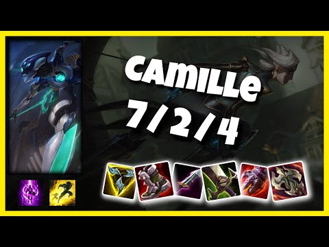 Camille vs Aatrox KOREAN Challenger TOP (7/2/4) - v10.25
