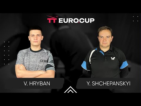 13:15 Vadym Hryban - Yurii Shchepanskyi 14.08.2024 TT Euro.Cup Ukraine Elite. TABLE 3