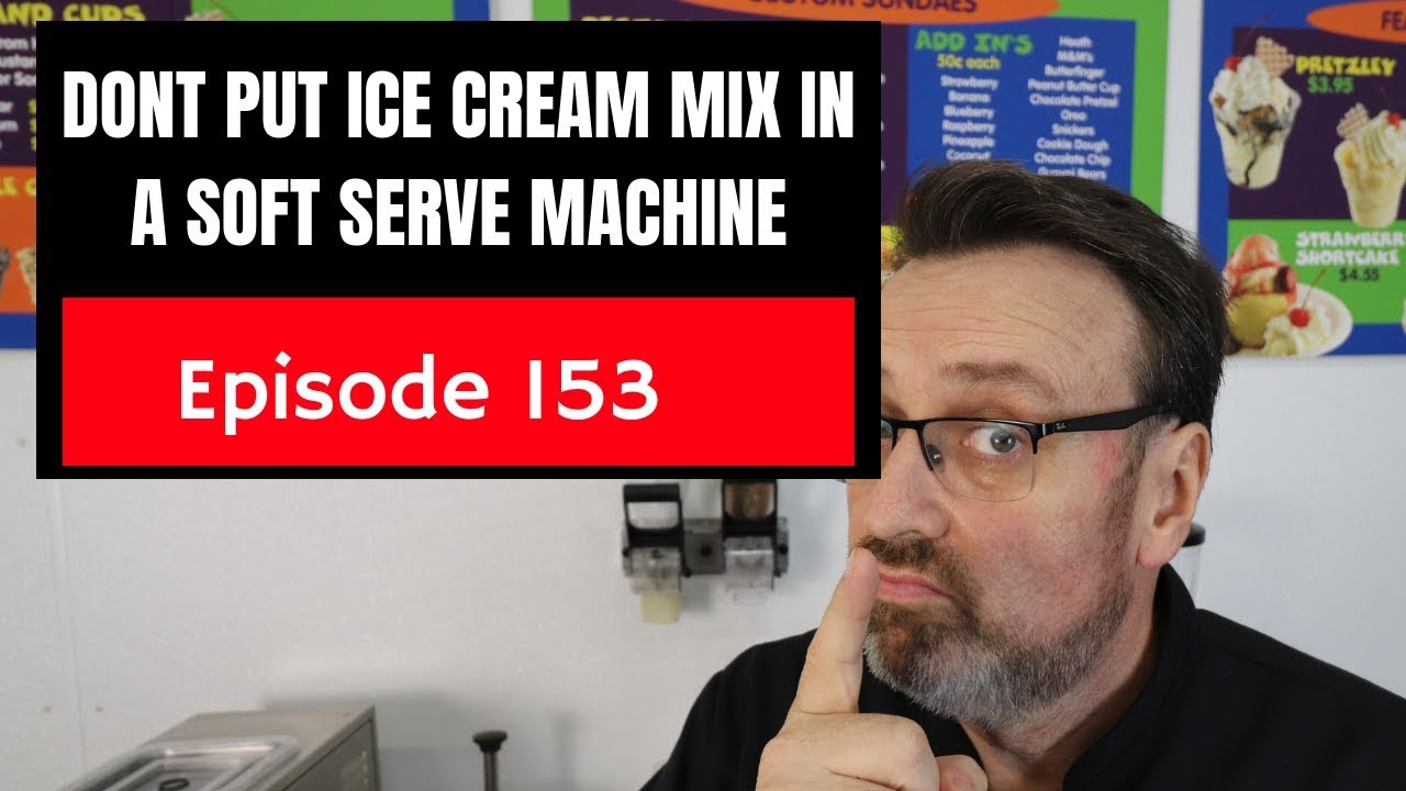 Watch video Dont Put Ice Cream Mix in Soft Serve Machine Now Dont Put Ice Cream Mix in Soft Serve Machine