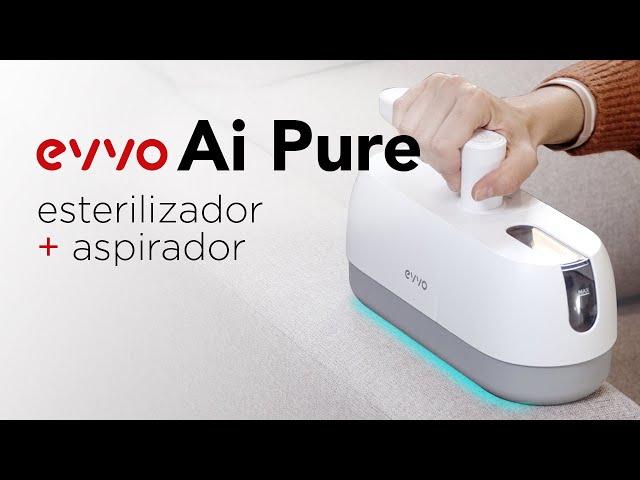 Handstaubsauger Evvo Home Ai Pure 110W 20min HEPA-Filter UV-Licht 350ml video