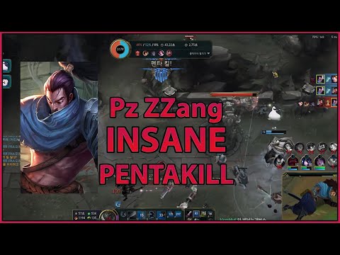 Pz ZZang CLEANEST Yasuo PENTAKILL - Daily League of Legends Clips