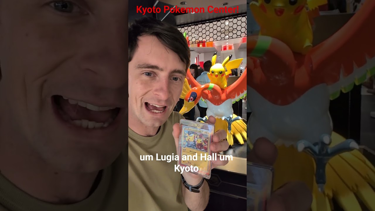 Kyoto Pokemon Center 🇯🇵 Promo Kimono Pikachu Card! Pikachu #japanesepokemon #pokemoncenterkyoto