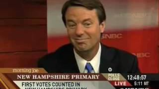 Edwards: I Wasn't Criticizing Hillary for Emotional Moment