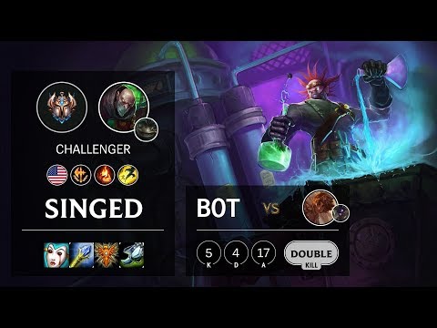 Singed Bot vs Taliyah - NA Challenger Patch 10.5