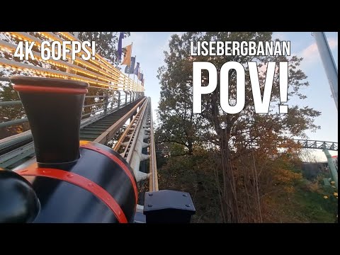 Lisebergbanan Onride POV 4K 60FPS Frontseat Right-side - Liseberg Halloween 2021