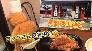 和歌山県【熊野速玉】【あさくま】ウミガメを見た次は参拝へGO！てかどーしたよコックさん！落ち込んでるの？
