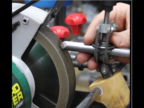 Affilatura sgorbie tornitura .sistema di affilatura, capiamo come affilare le sgorbie e le termiti.