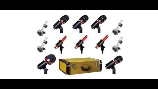 Video thumbnail for Avantone CDMK8 8-Mic Drum Microphone Kit Recording Test by 陳恩光