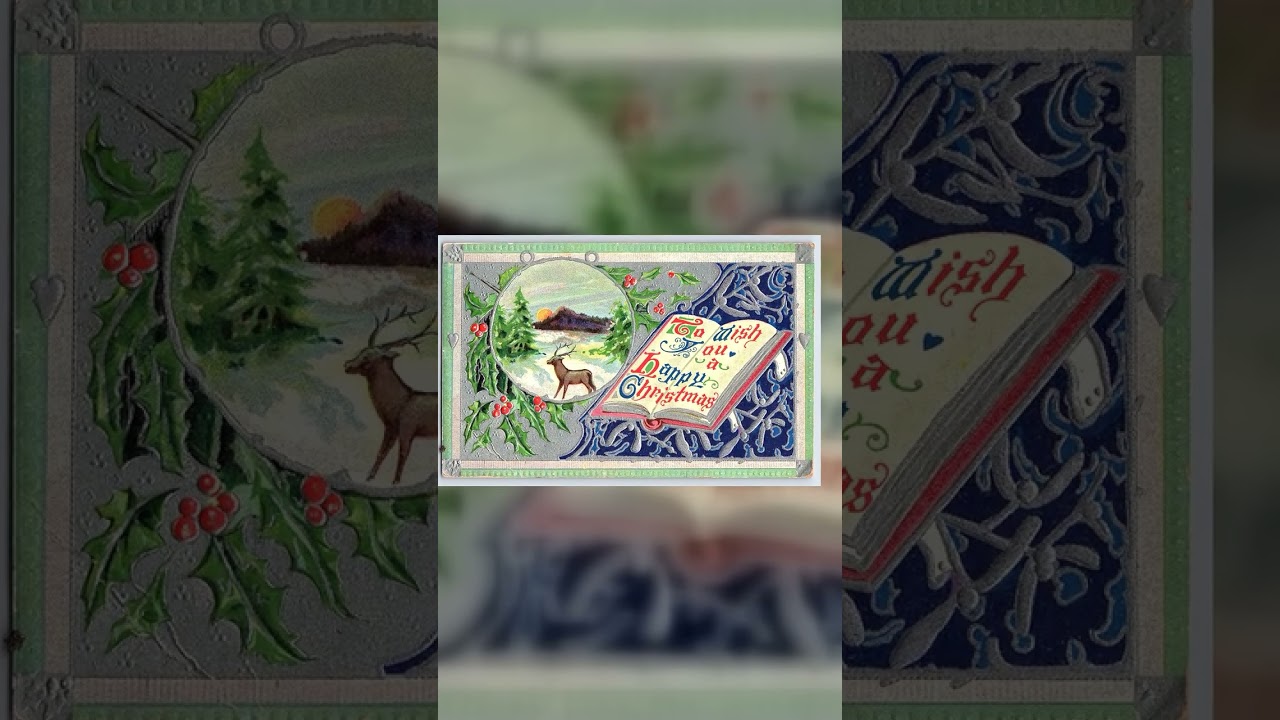 Series 900, Divided Back Christmas Postcard, Pueblo CO, 1910 Video