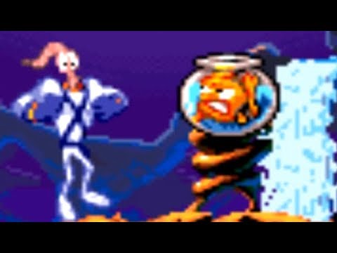 Earthworm Jim 2 (SNES) All Bosses (No Damage)