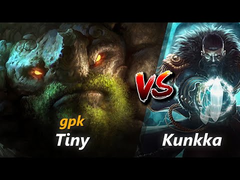 How to Tiny mid vs Kunkka (feat. gpk) | First 10 minutes