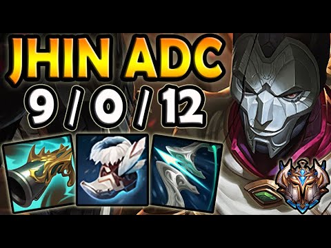 Jhin ADC vs Ezreal [ Quadrakill ] Patch 11.1 Ranked Challenger Korea ✅