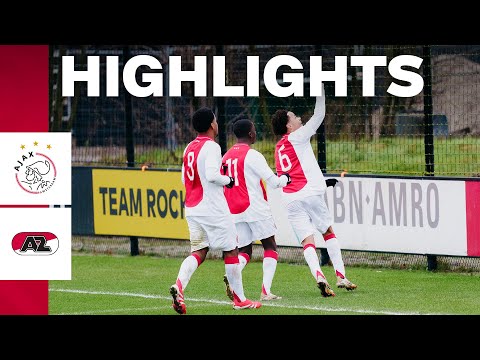 What a FREE KICK by KOKA! 🚀 | Highlights Ajax O17 - AZ O17