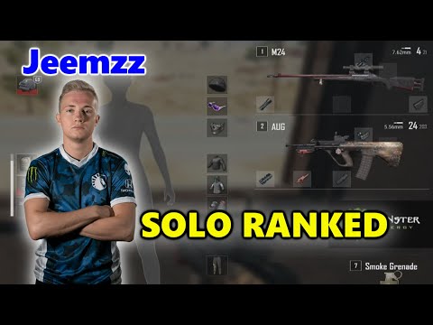 PUBG RANKED - Team Liquid Jeemzz - AUG + M24 - SOLO RANKED!