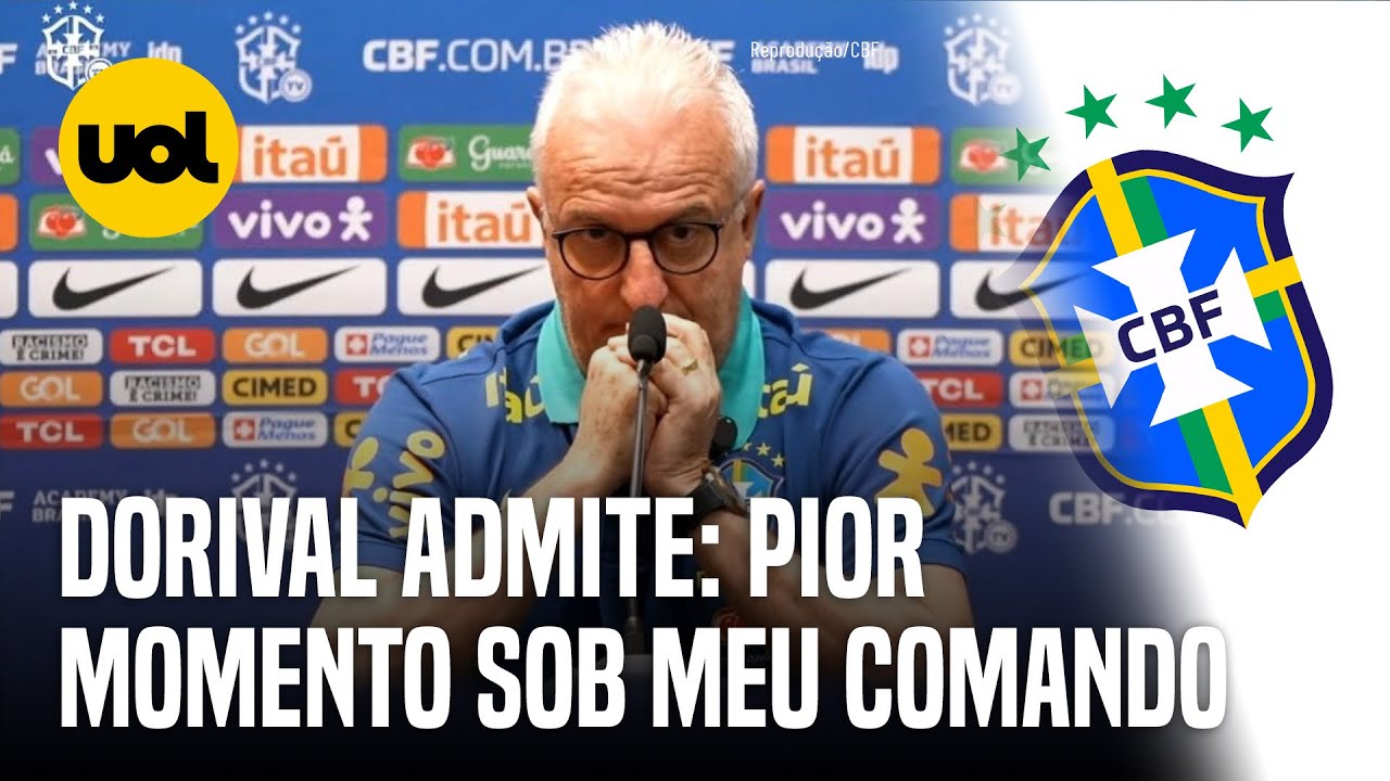 DORIVAL JR ADMITE QUE SELEÇÃO BRASILEIRA SE PERDEU E TEVE PIOR MOMENTO SOB SEU COMANDO