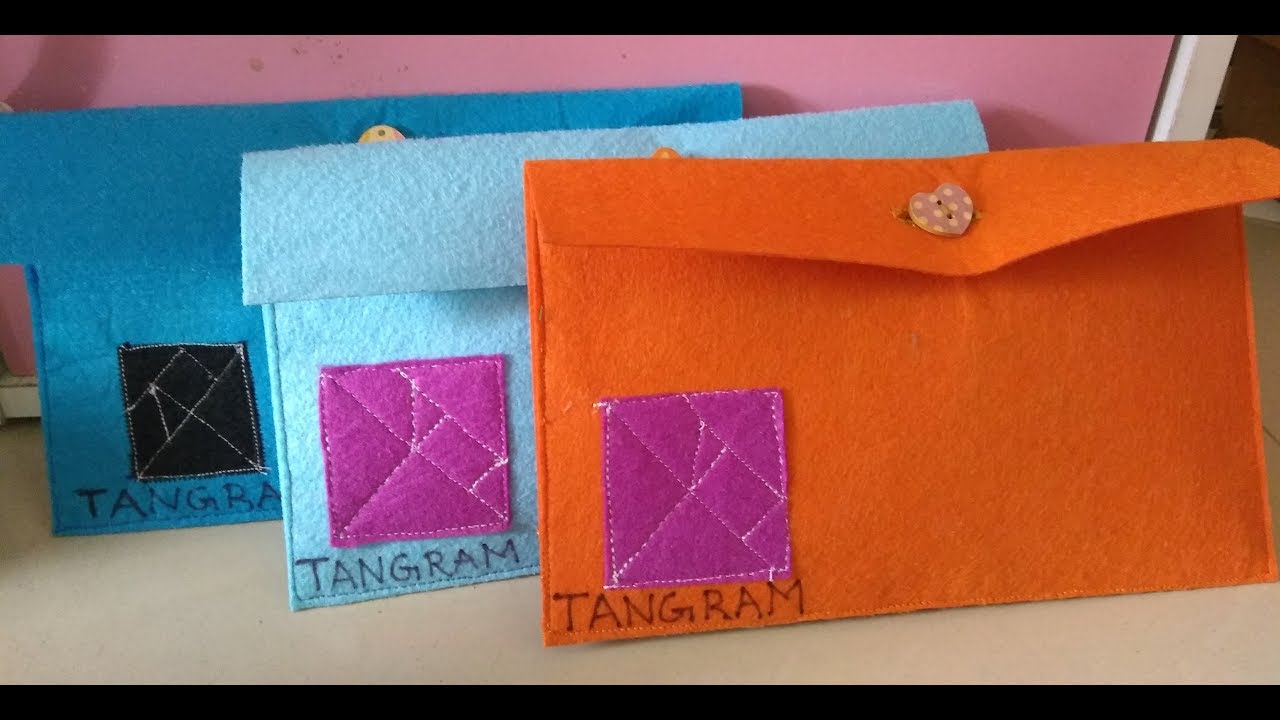 BusyBox Crafts - Felt Tangram Puzzle
