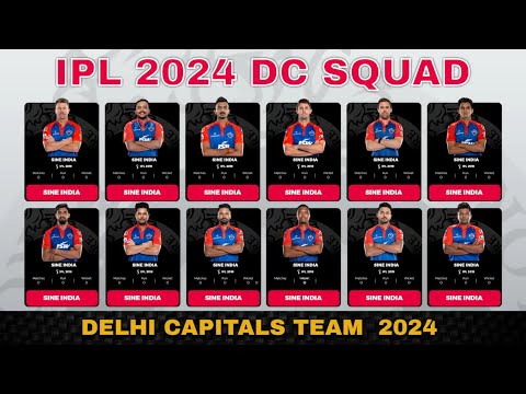 IPL 2024 Delhi Capitals Full Squad | DC Team Final Players List IPL 2024 | DC Team 2024