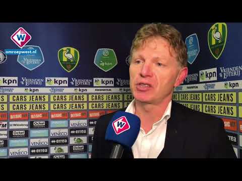 Reactie Fons Groenendijk na ADO Den Haag - Roda JC