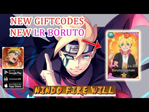 Nindo Fire Will New Giftcodes May - New LR Boruto Naruto RPG Free All LR & UR