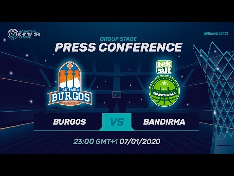 San Pablo Burgos v Teksüt Bandirma - Press Conference - Basketball Champions League 2019-20