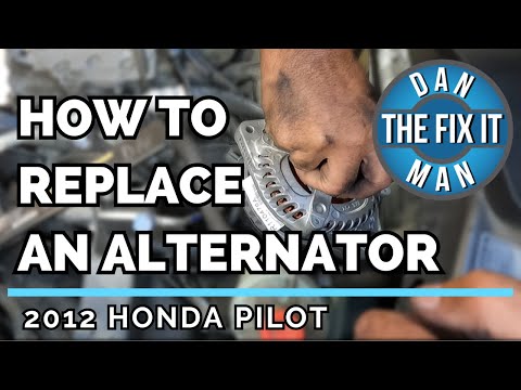 2009 - 2015 Honda Pilot How to Replace Alternator CHECK CHARGING SYSTEM Warning Light! Innova 5610