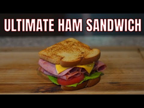 Ultimate Ham Sandwich l Easy Low Calorie Recipe for Weight Loss