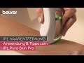 Beurer Épilateur à la lumière pulsée PureSkinPro Blanc